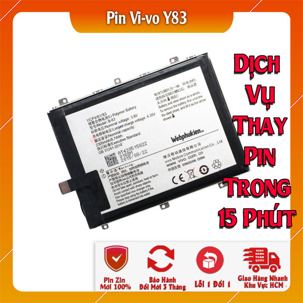 Pin Webphukien cho Vivo Y83  Việt Nam B-83 - 2300mAh 